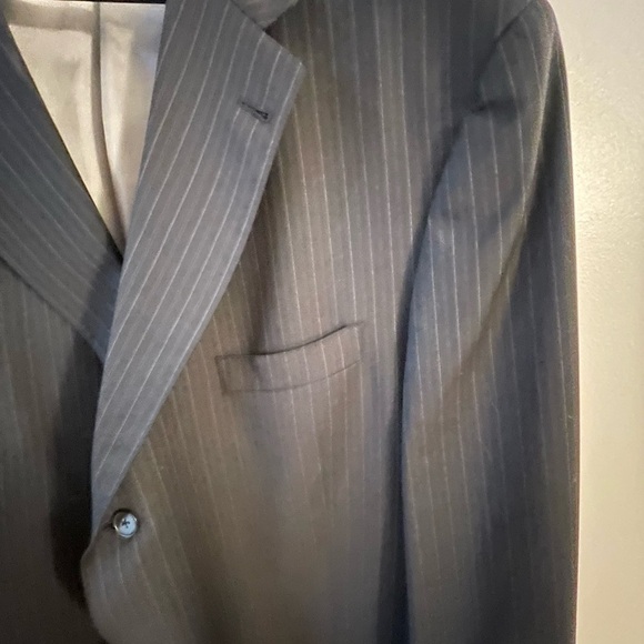 Hart Schafener Marx Studio Collection Men’s Suit Coat & Pants Black 50XL & 40x34 - Picture 2 of 13